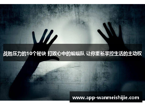 战胜压力的10个秘诀 打败心中的蝙蝠队 让你重新掌控生活的主动权